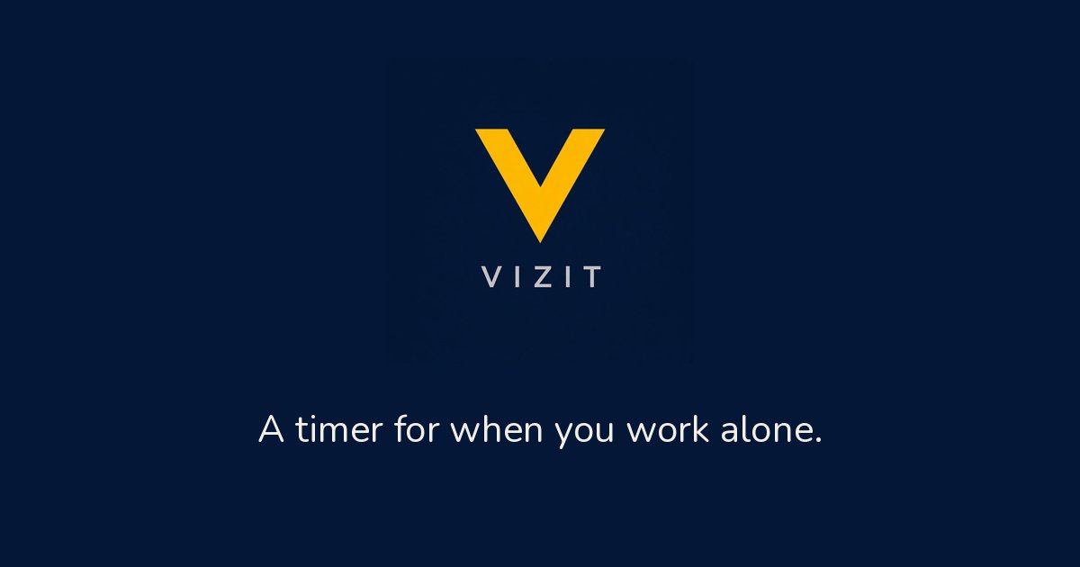 Vizit, as it opens in a browser tab